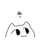 無表情ねこさま（個別スタンプ：18）