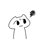 無表情ねこさま（個別スタンプ：19）