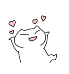 無表情ねこさま（個別スタンプ：36）