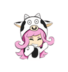 Little cow sticker（個別スタンプ：3）