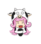 Little cow sticker（個別スタンプ：4）