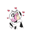 Little cow sticker（個別スタンプ：5）