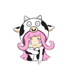 Little cow sticker（個別スタンプ：6）