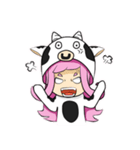 Little cow sticker（個別スタンプ：10）