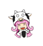 Little cow sticker（個別スタンプ：16）