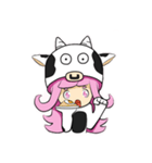 Little cow sticker（個別スタンプ：18）