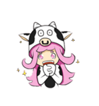 Little cow sticker（個別スタンプ：20）