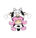 Little cow sticker（個別スタンプ：23）