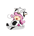 Little cow sticker（個別スタンプ：25）