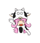 Little cow sticker（個別スタンプ：28）