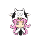 Little cow sticker（個別スタンプ：30）