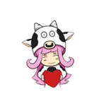 Little cow sticker（個別スタンプ：31）