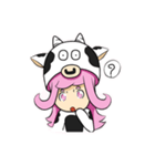 Little cow sticker（個別スタンプ：38）