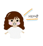 Girls Daily Life And Expression（個別スタンプ：5）