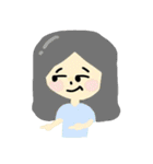 Girls Daily Life And Expression（個別スタンプ：19）
