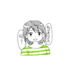 重い女の子（個別スタンプ：3）