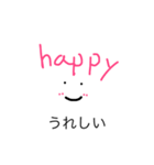 文字と顔（個別スタンプ：2）