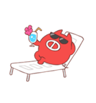 あかぶた君（個別スタンプ：38）