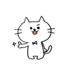 かわいいしろねこ（個別スタンプ：7）