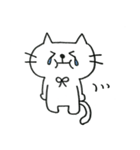 かわいいしろねこ（個別スタンプ：8）