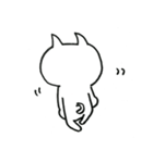 かわいいしろねこ（個別スタンプ：13）
