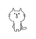 かわいいしろねこ（個別スタンプ：15）