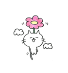 かわいいしろねこ（個別スタンプ：16）