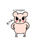 O脚くまちゃん（個別スタンプ：11）