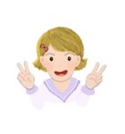 Peas Vicky（個別スタンプ：12）