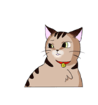 キジトラ猫ふーちゃんスタンプ（個別スタンプ：3）