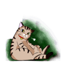 キジトラ猫ふーちゃんスタンプ（個別スタンプ：19）