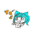 自由ノートキャラクターズ！！（個別スタンプ：11）