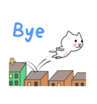 カク猫、ダク犬 (Kaku Cat and Daku Dog)（個別スタンプ：4）