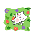 カク猫、ダク犬 (Kaku Cat and Daku Dog)（個別スタンプ：7）