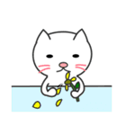 カク猫、ダク犬 (Kaku Cat and Daku Dog)（個別スタンプ：9）