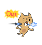 カク猫、ダク犬 (Kaku Cat and Daku Dog)（個別スタンプ：16）