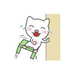 カク猫、ダク犬 (Kaku Cat and Daku Dog)（個別スタンプ：35）