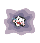 カク猫、ダク犬 (Kaku Cat and Daku Dog)（個別スタンプ：37）