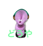 アボちゃんピンクゴミキャラ（個別スタンプ：12）