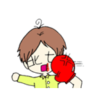 WHAT I WANT TO SAY THAT ON MY FACE（個別スタンプ：7）