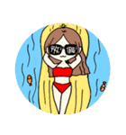 WHAT I WANT TO SAY THAT ON MY FACE（個別スタンプ：17）