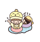 Cute twin baby（個別スタンプ：32）