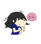 くせ毛ちゃんの日常（個別スタンプ：8）