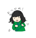 くせ毛ちゃんの日常（個別スタンプ：9）