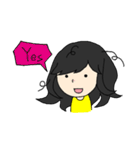 くせ毛ちゃんの日常（個別スタンプ：15）