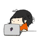 くせ毛ちゃんの日常（個別スタンプ：24）