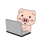 のんき豚の「豚丸」奮闘日記（個別スタンプ：18）