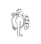 Neck pain man（個別スタンプ：9）