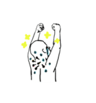 Neck pain man（個別スタンプ：10）