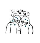 Neck pain man（個別スタンプ：16）